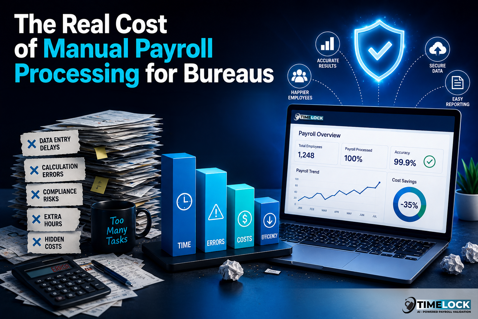 The Real Cost of Manual Payroll Processing for Bureaus