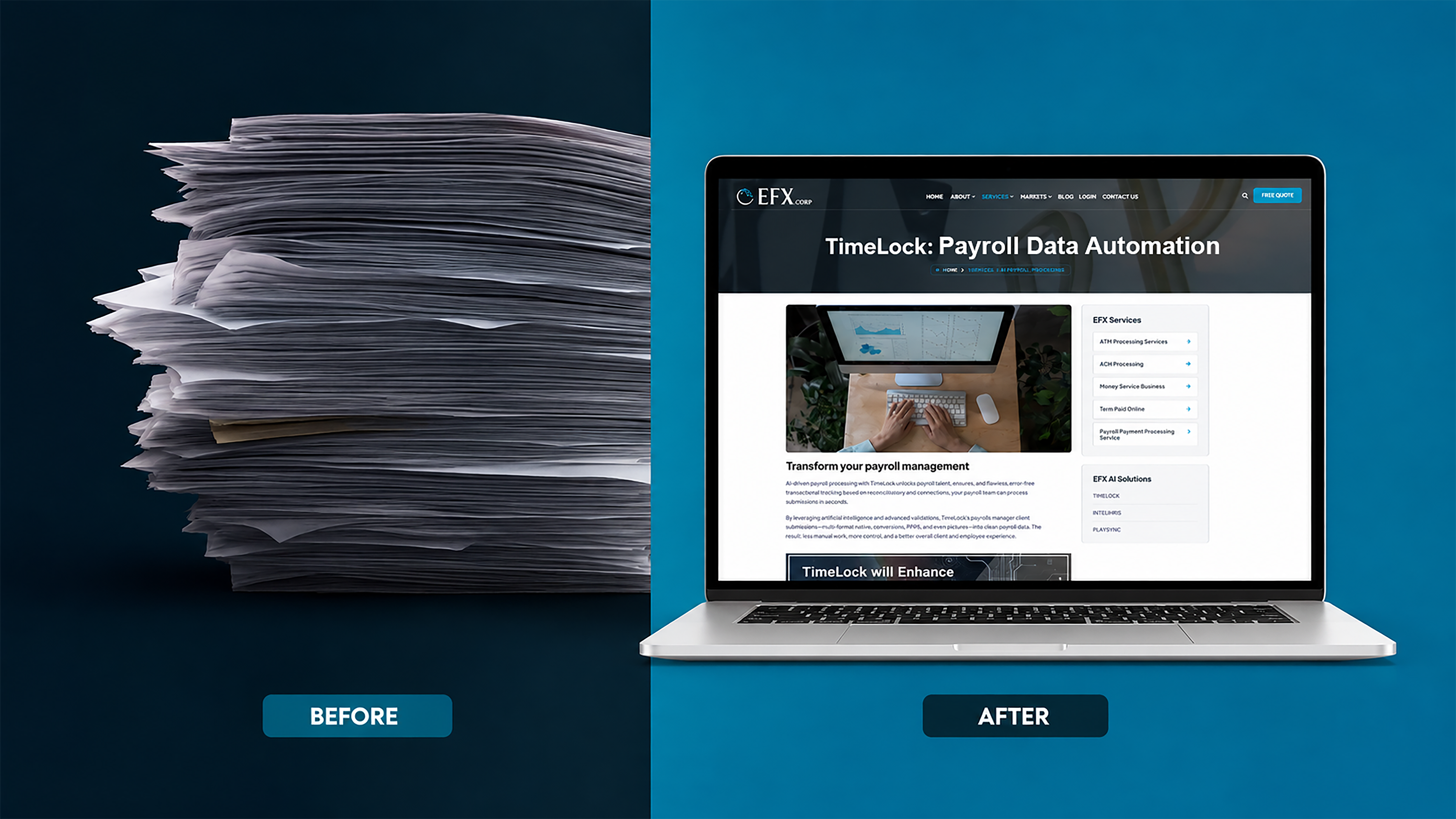 TimeLock payroll data automation dashboard